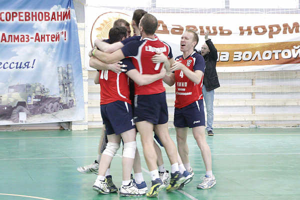 НИИП победитель первенства Концерна ВКО «Алмаз-Антей» по волейболу